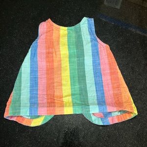 Hanna Andersson Rainbow Swing Top- Size 4 100cm